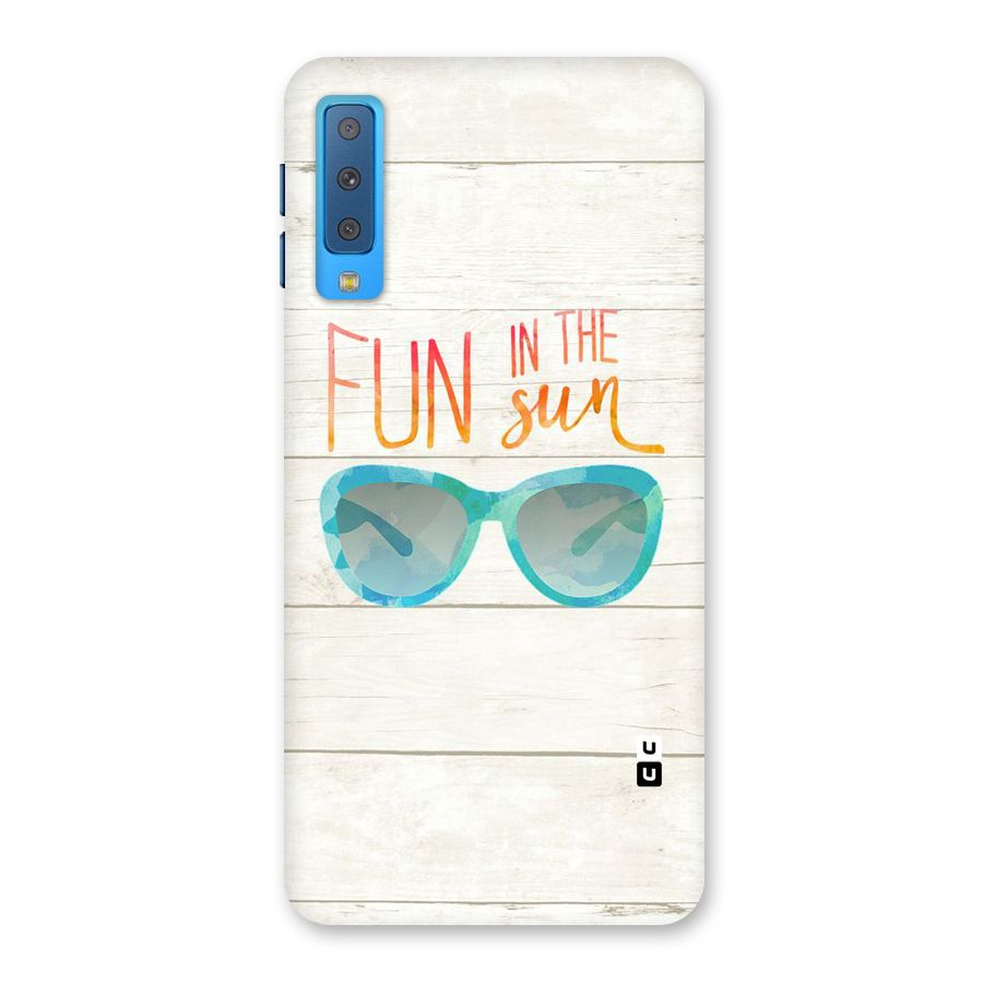 Sun Fun Back Case for Galaxy A7 (2018)