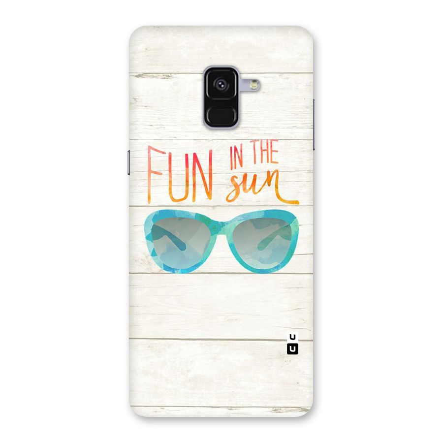 Sun Fun Back Case for Galaxy A8 Plus