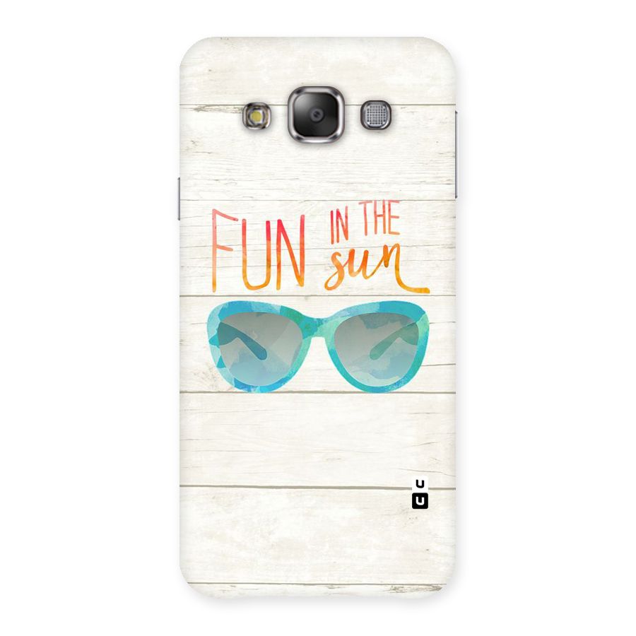 Sun Fun Back Case for Galaxy E7