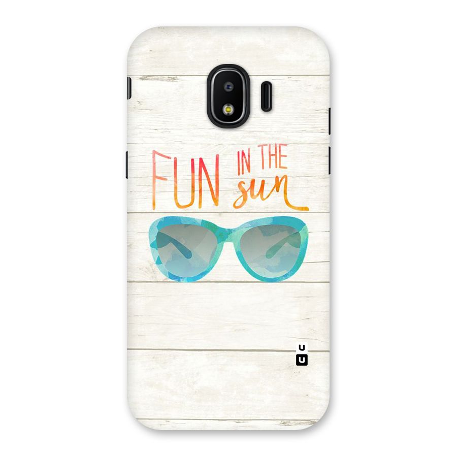 Sun Fun Back Case for Galaxy J2 Pro 2018