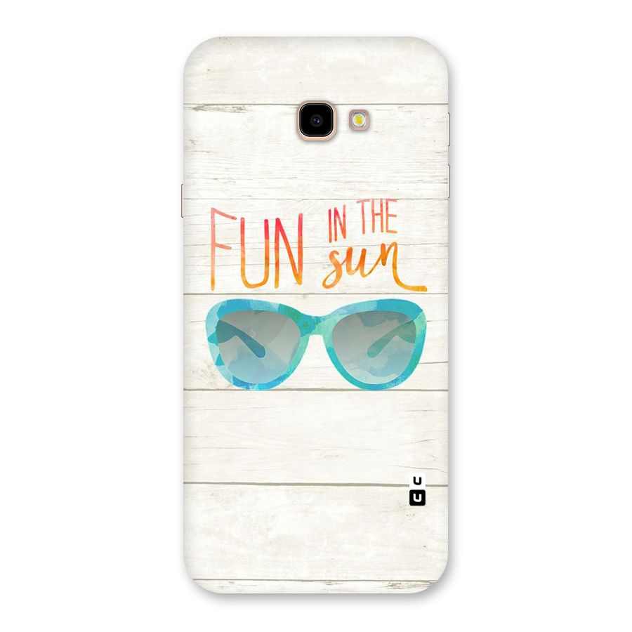 Sun Fun Back Case for Galaxy J4 Plus