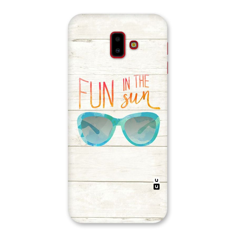 Sun Fun Back Case for Galaxy J6 Plus
