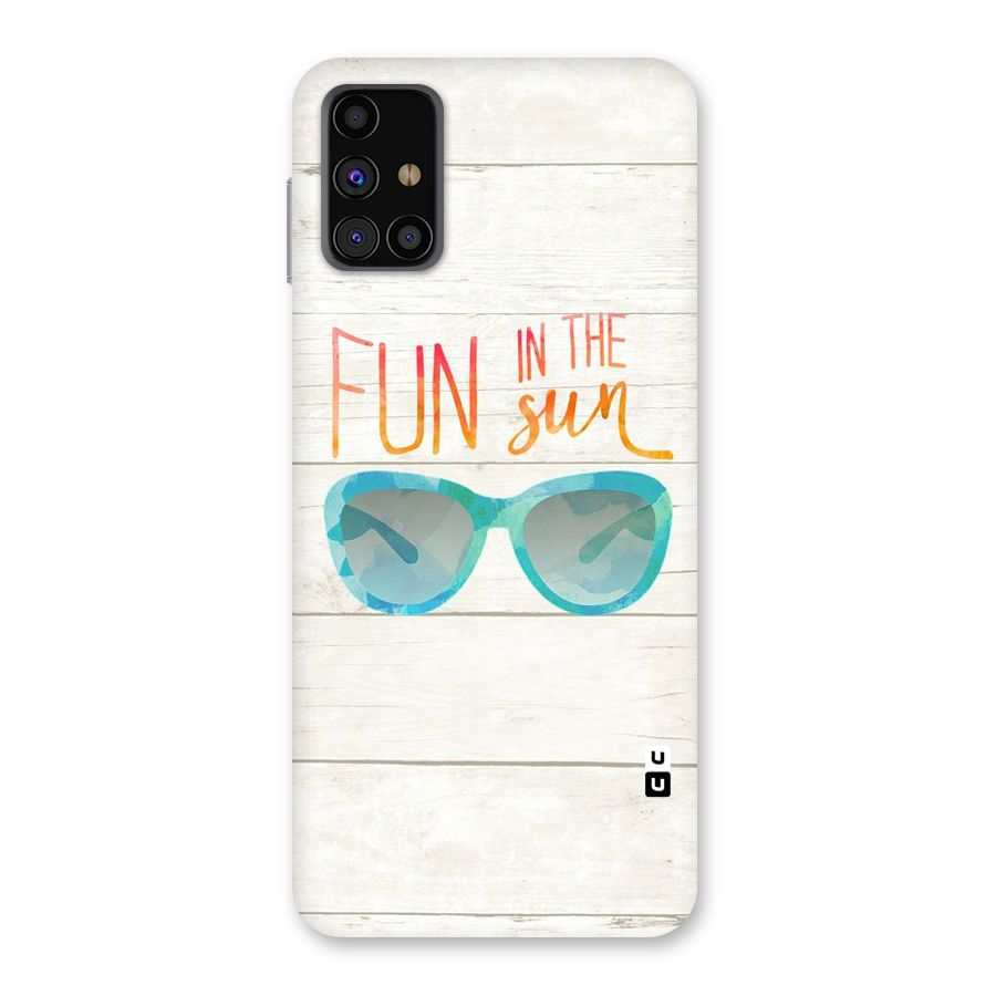 Sun Fun Back Case for Galaxy M31s