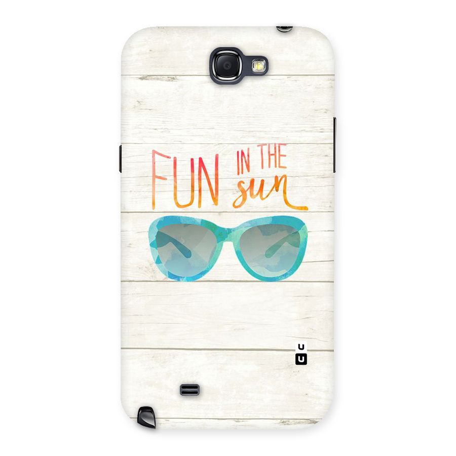 Sun Fun Back Case for Galaxy Note 2