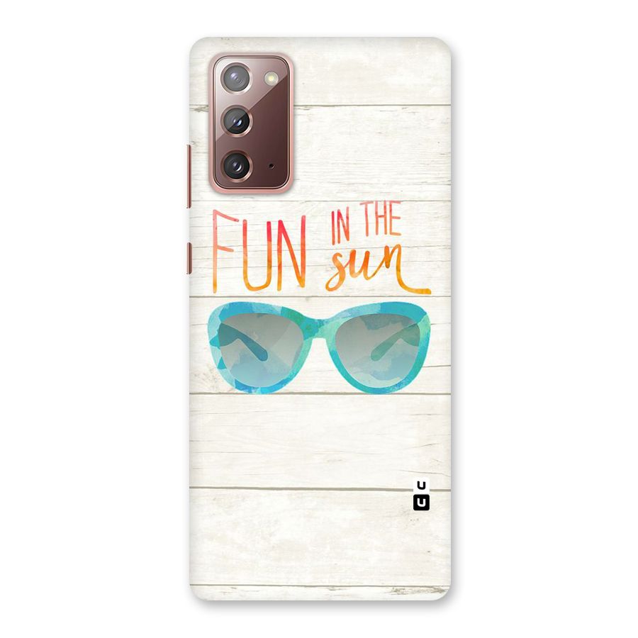 Sun Fun Back Case for Galaxy Note 20