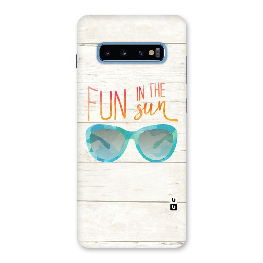 Sun Fun Back Case for Galaxy S10 Plus