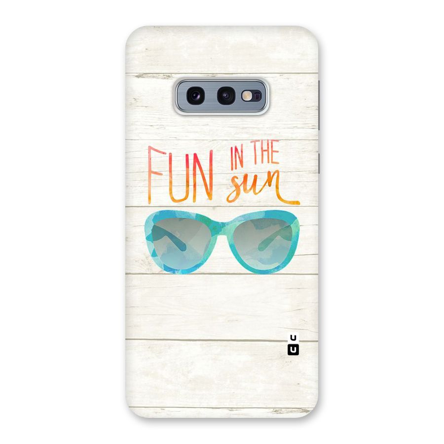Sun Fun Back Case for Galaxy S10e