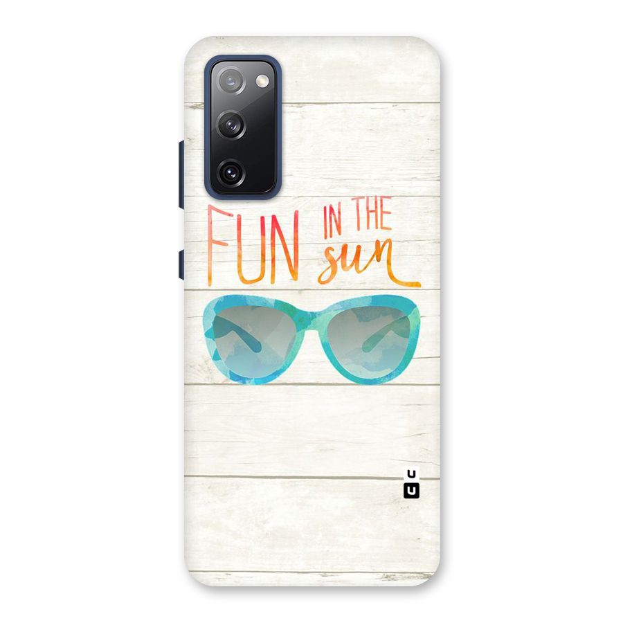 Sun Fun Back Case for Galaxy S20 FE