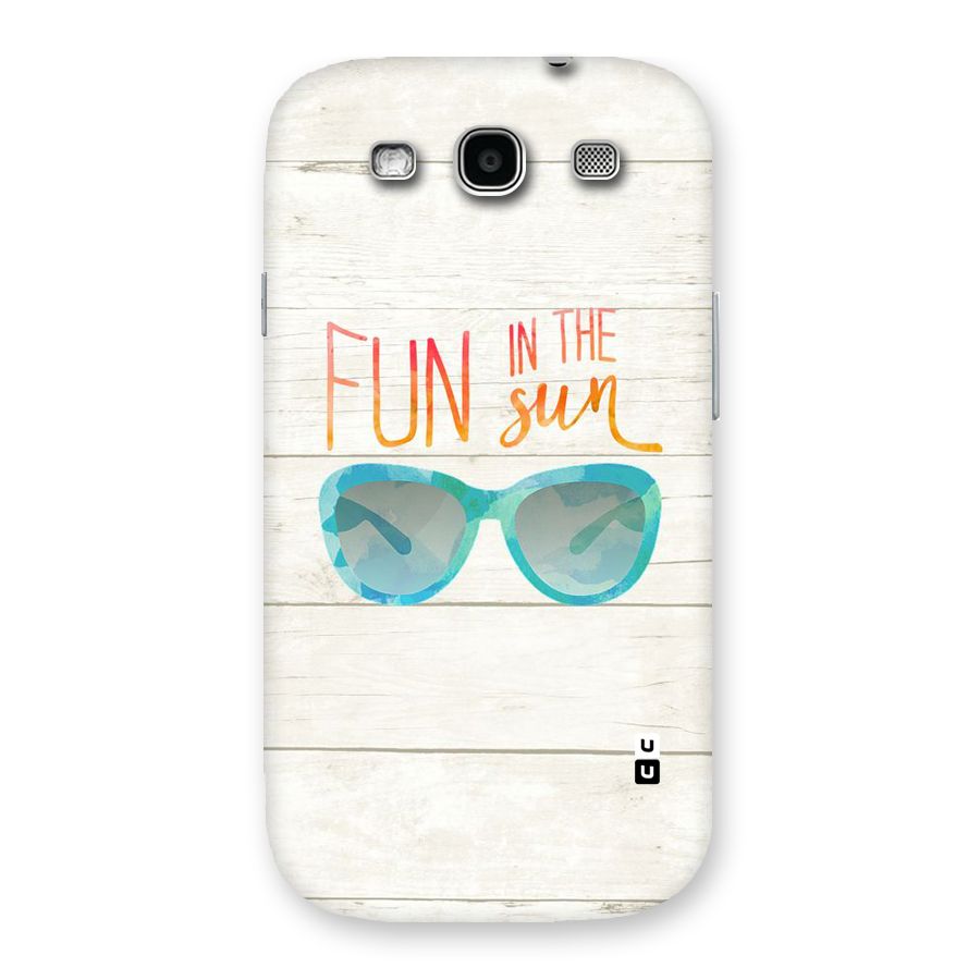 Sun Fun Back Case for Galaxy S3