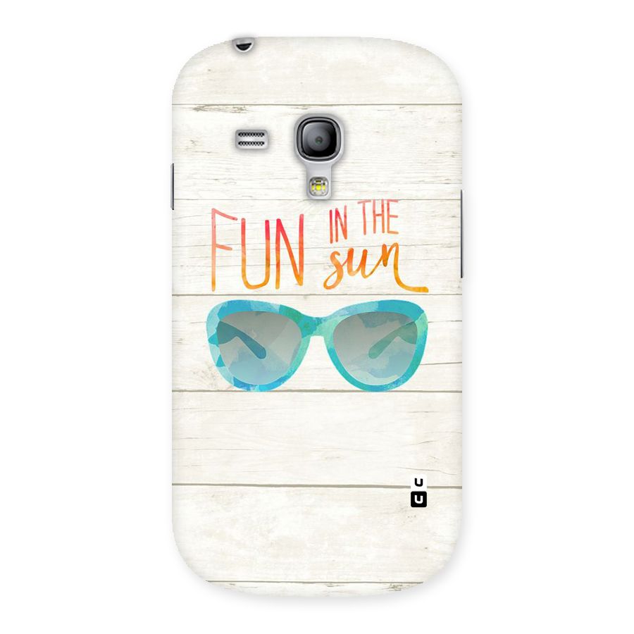 Sun Fun Back Case for Galaxy S3 Mini