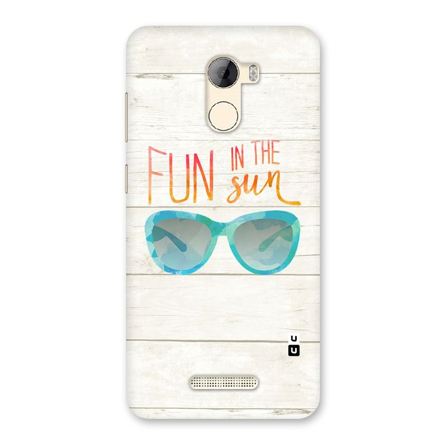 Sun Fun Back Case for Gionee A1 LIte