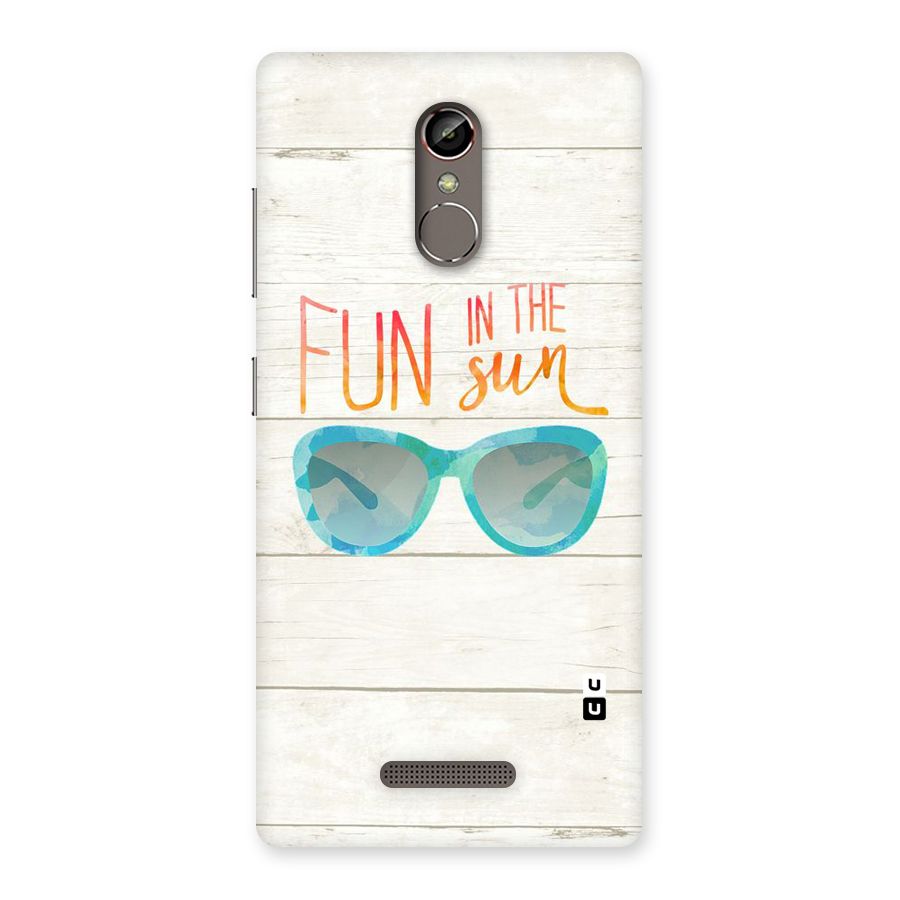Sun Fun Back Case for Gionee S6s