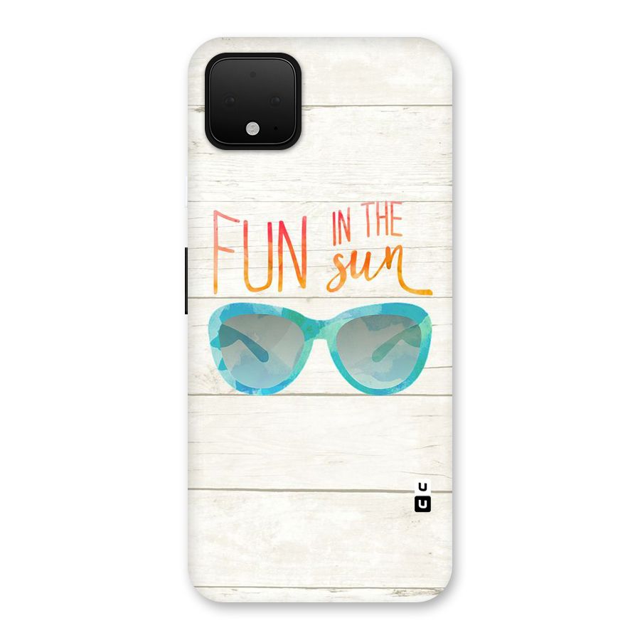 Sun Fun Back Case for Google Pixel 4 XL