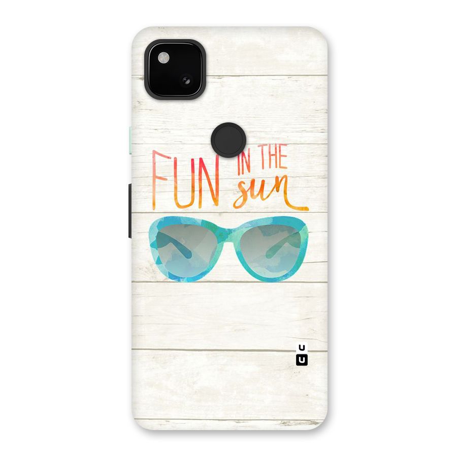Sun Fun Back Case for Google Pixel 4a