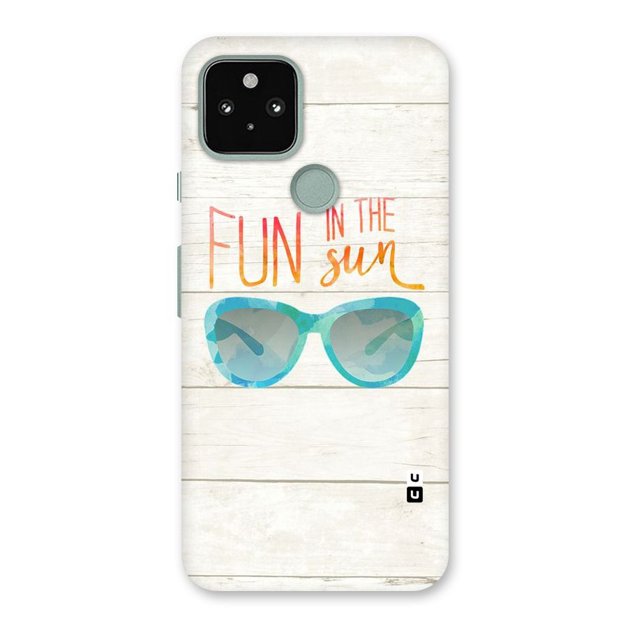 Sun Fun Back Case for Google Pixel 5