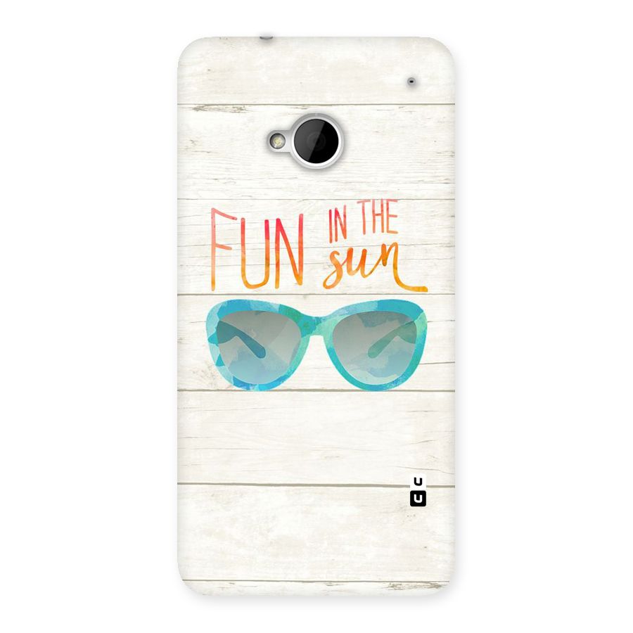 Sun Fun Back Case for HTC One M7