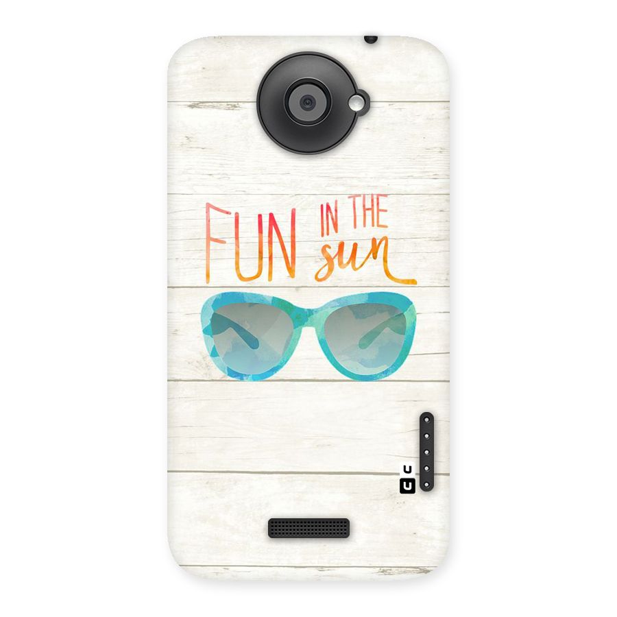 Sun Fun Back Case for HTC One X