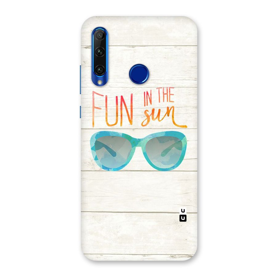 Sun Fun Back Case for Honor 20i