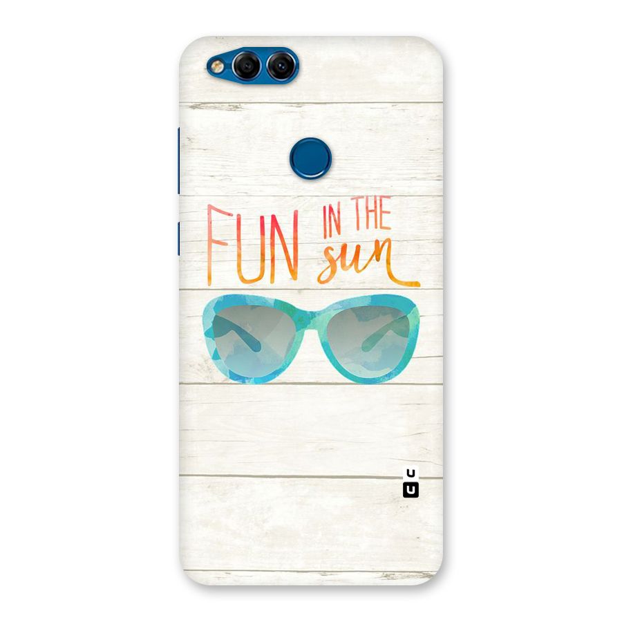 Sun Fun Back Case for Honor 7X