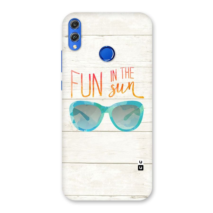 Sun Fun Back Case for Honor 8X