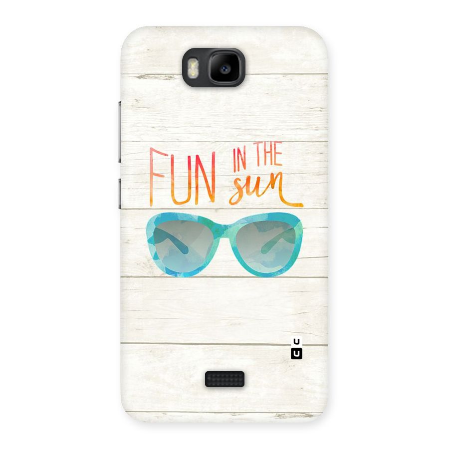 Sun Fun Back Case for Honor Bee