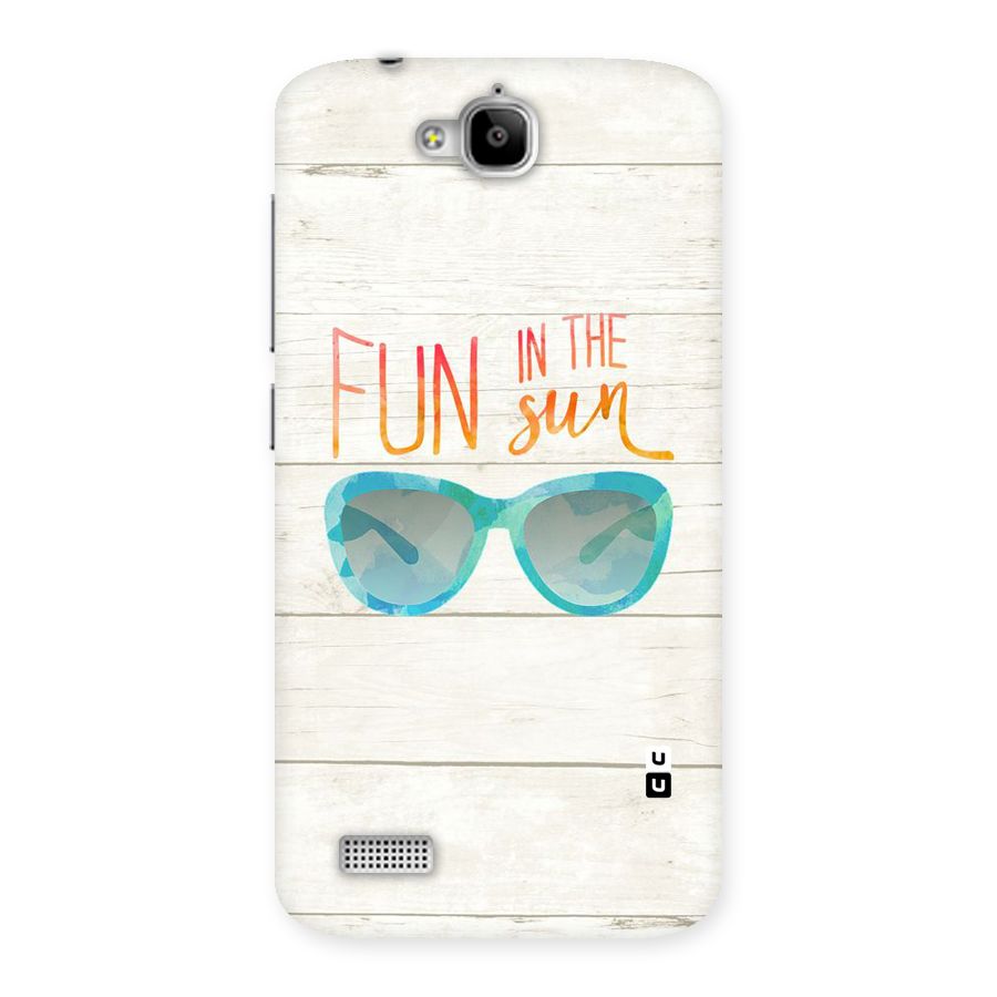 Sun Fun Back Case for Honor Holly