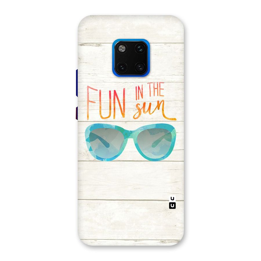 Sun Fun Back Case for Huawei Mate 20 Pro