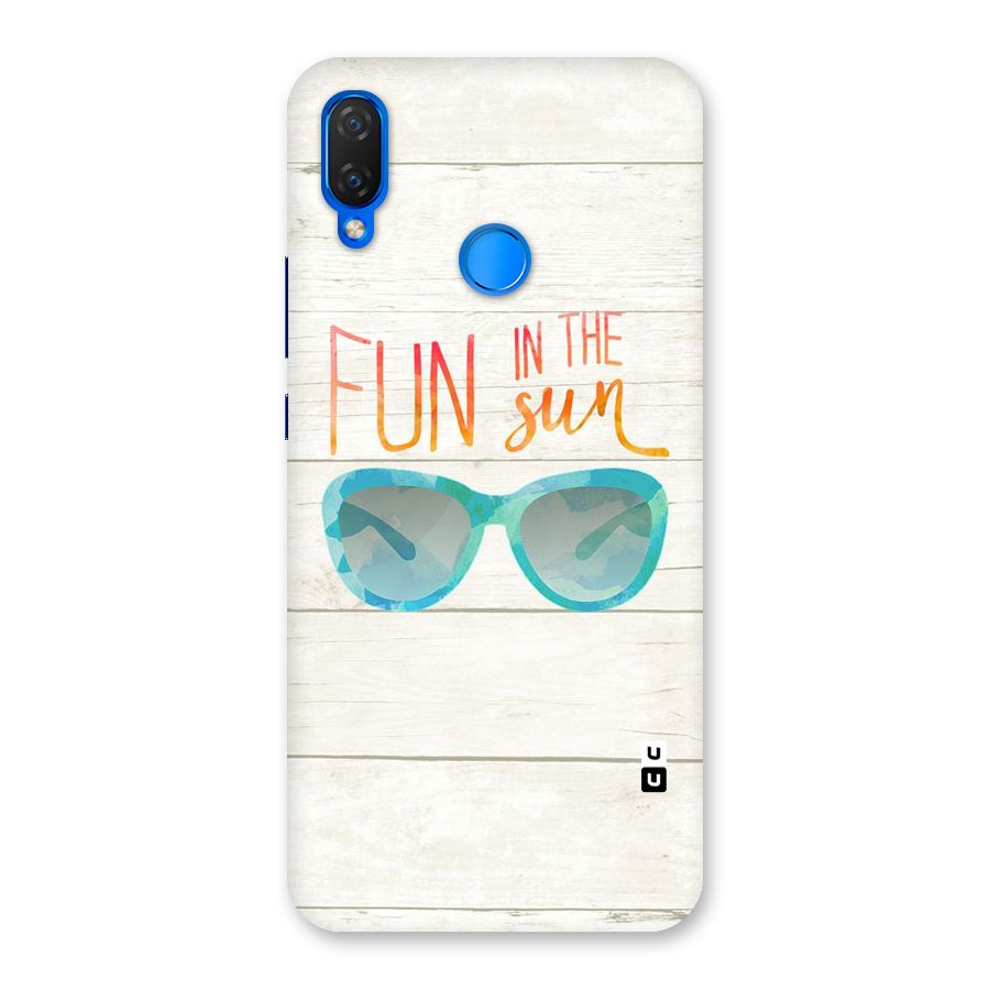 Sun Fun Back Case for Huawei P Smart+
