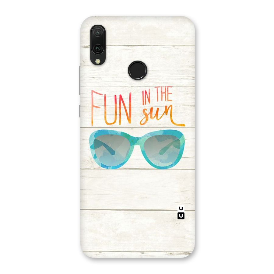 Sun Fun Back Case for Huawei Y9 (2019)