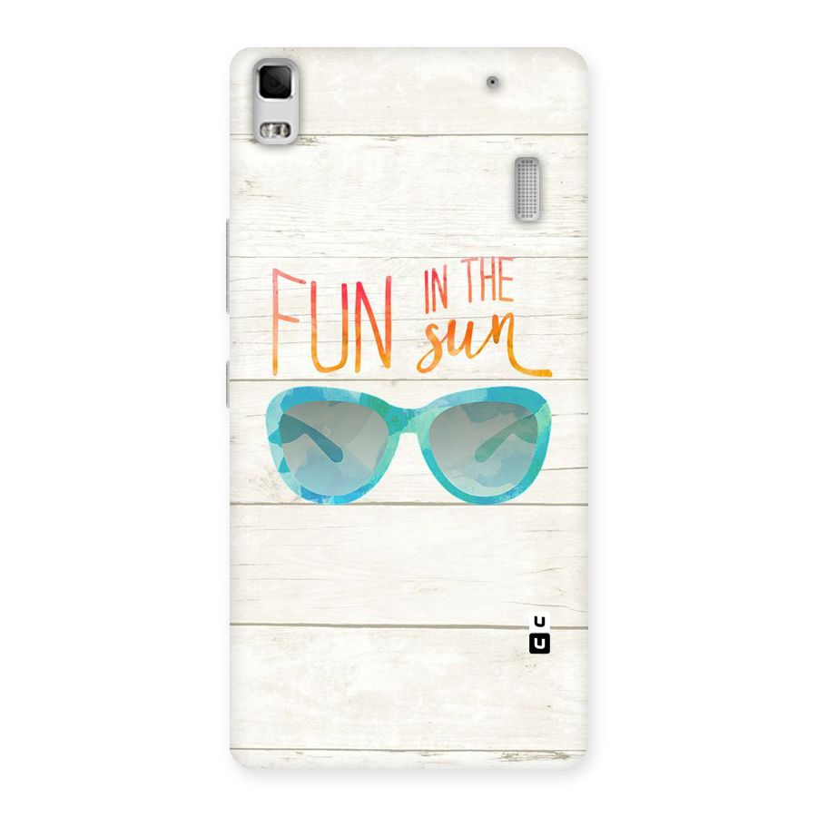 Sun Fun Back Case for Lenovo A7000