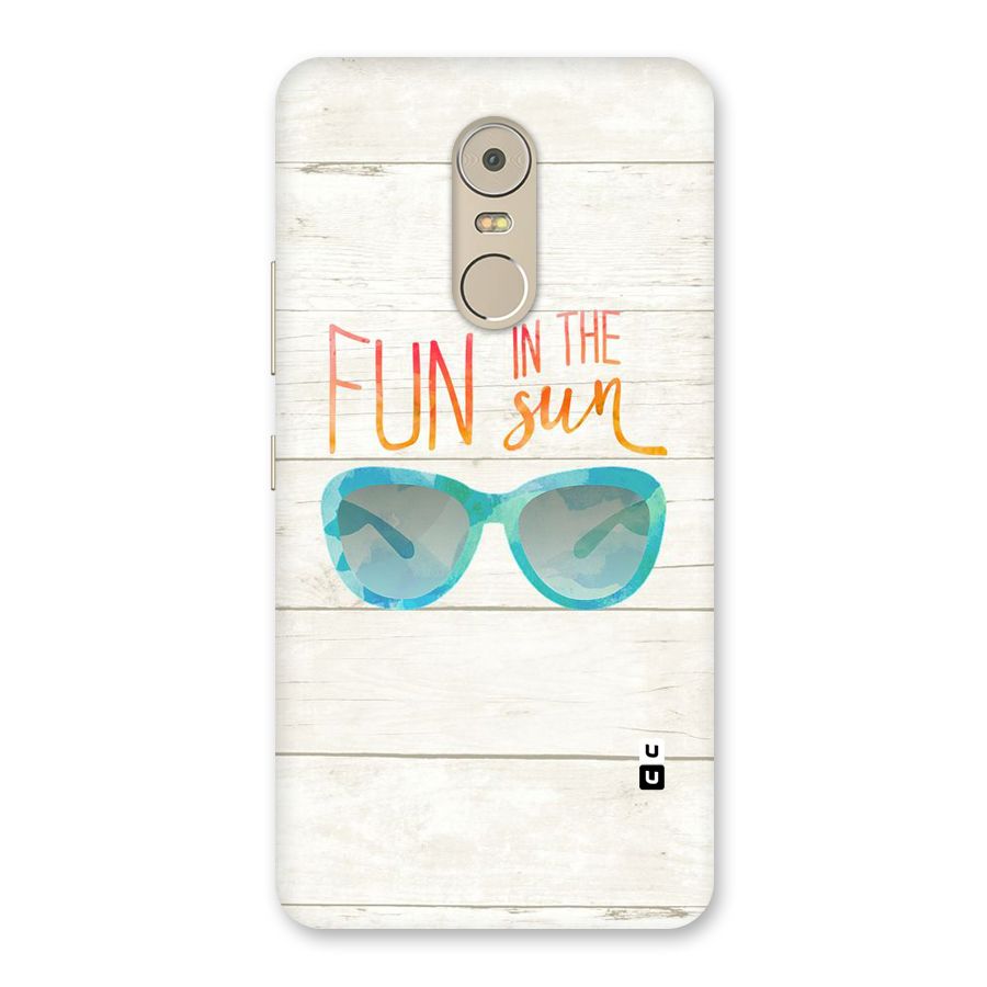 Sun Fun Back Case for Lenovo K6 Note