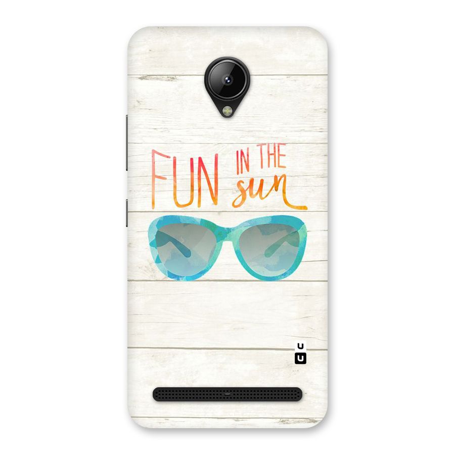 Sun Fun Back Case for Lenovo C2
