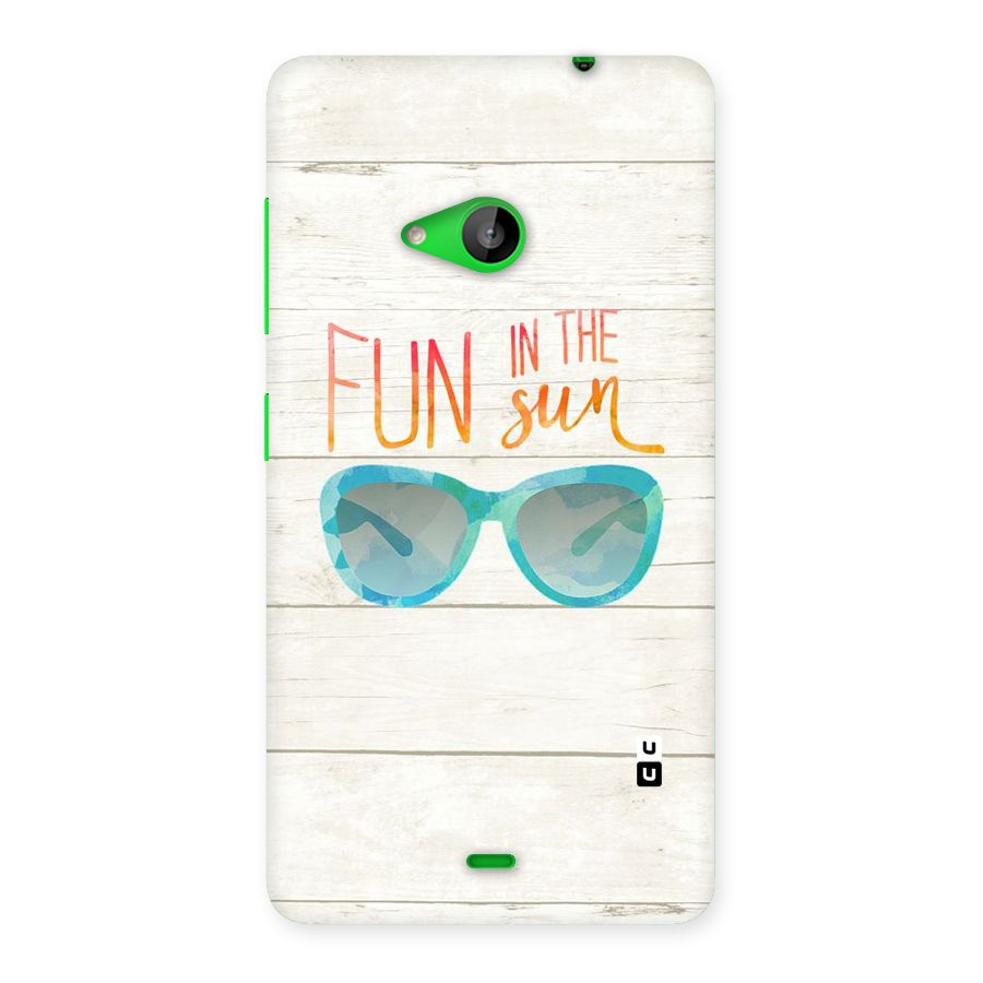 Sun Fun Back Case for Lumia 535