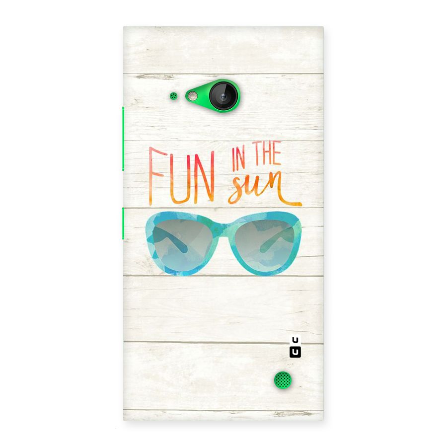 Sun Fun Back Case for Lumia 730