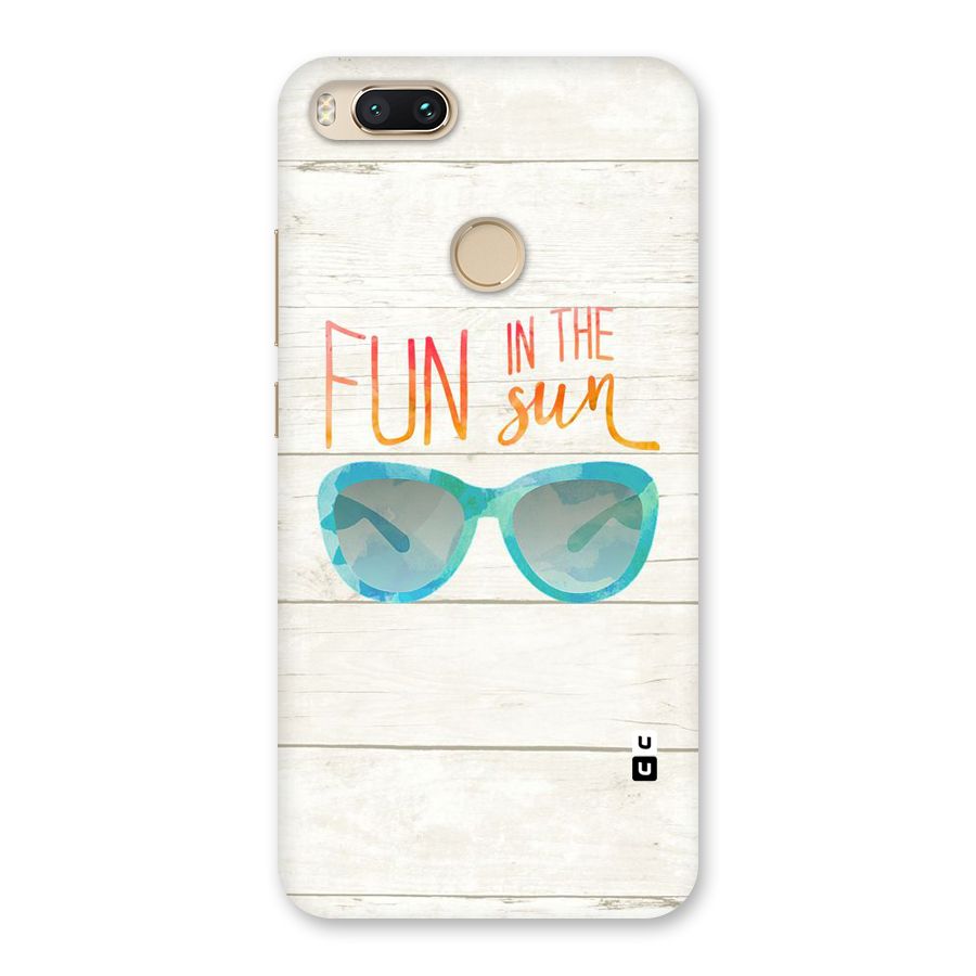 Sun Fun Back Case for Mi A1