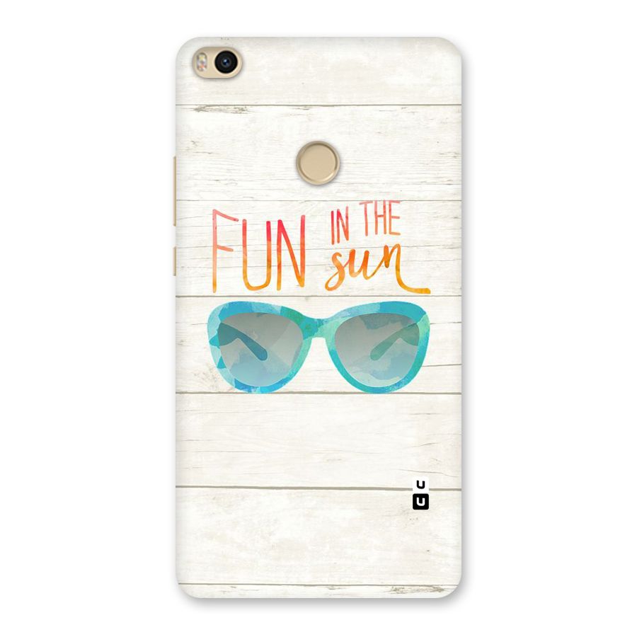 Sun Fun Back Case for Mi Max 2