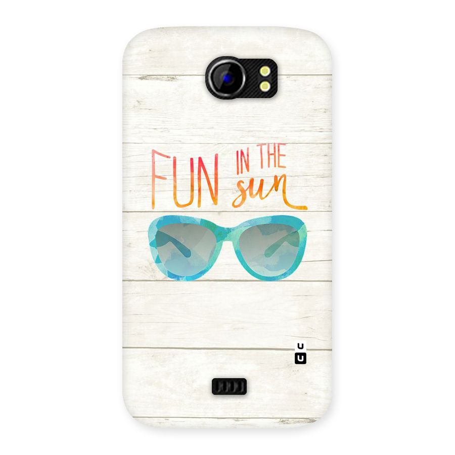 Sun Fun Back Case for Micromax Canvas 2 A110