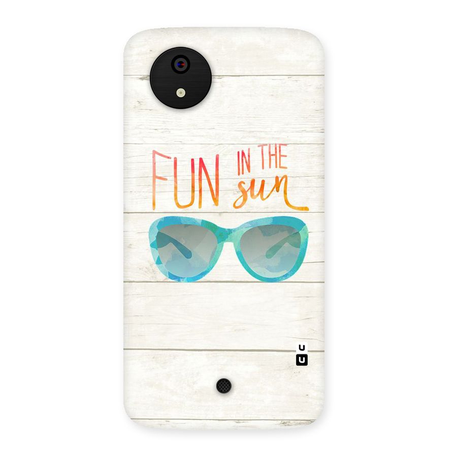 Sun Fun Back Case for Micromax Canvas A1