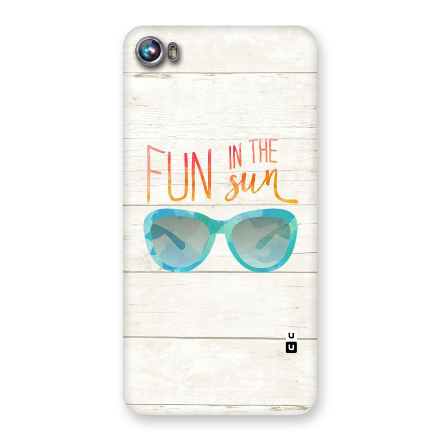 Sun Fun Back Case for Micromax Canvas Fire 4 A107