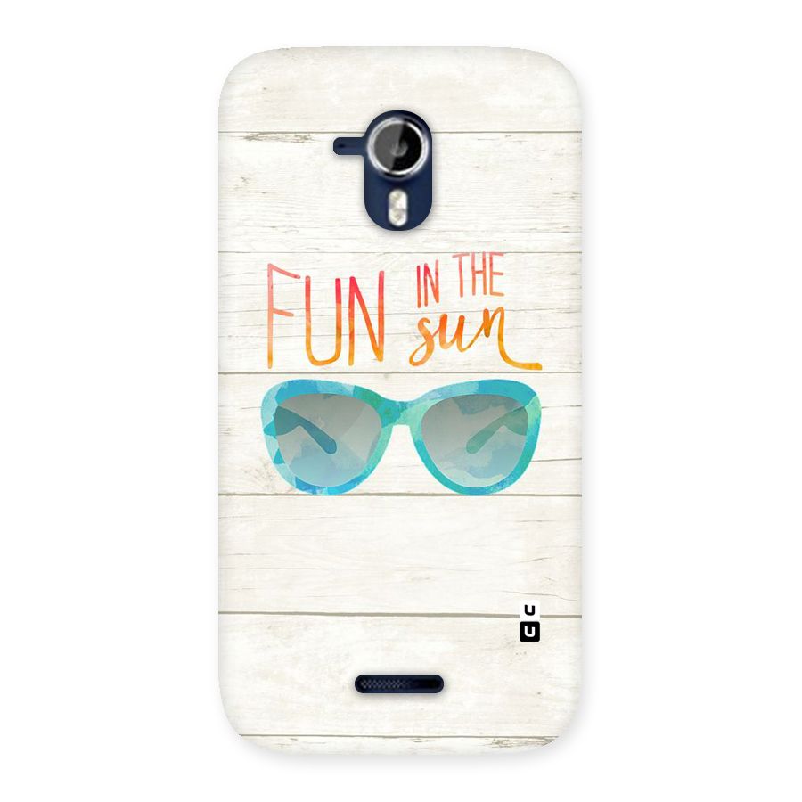 Sun Fun Back Case for Micromax Canvas Magnus A117