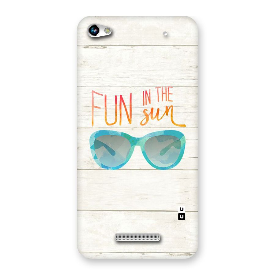 Sun Fun Back Case for Micromax Hue 2
