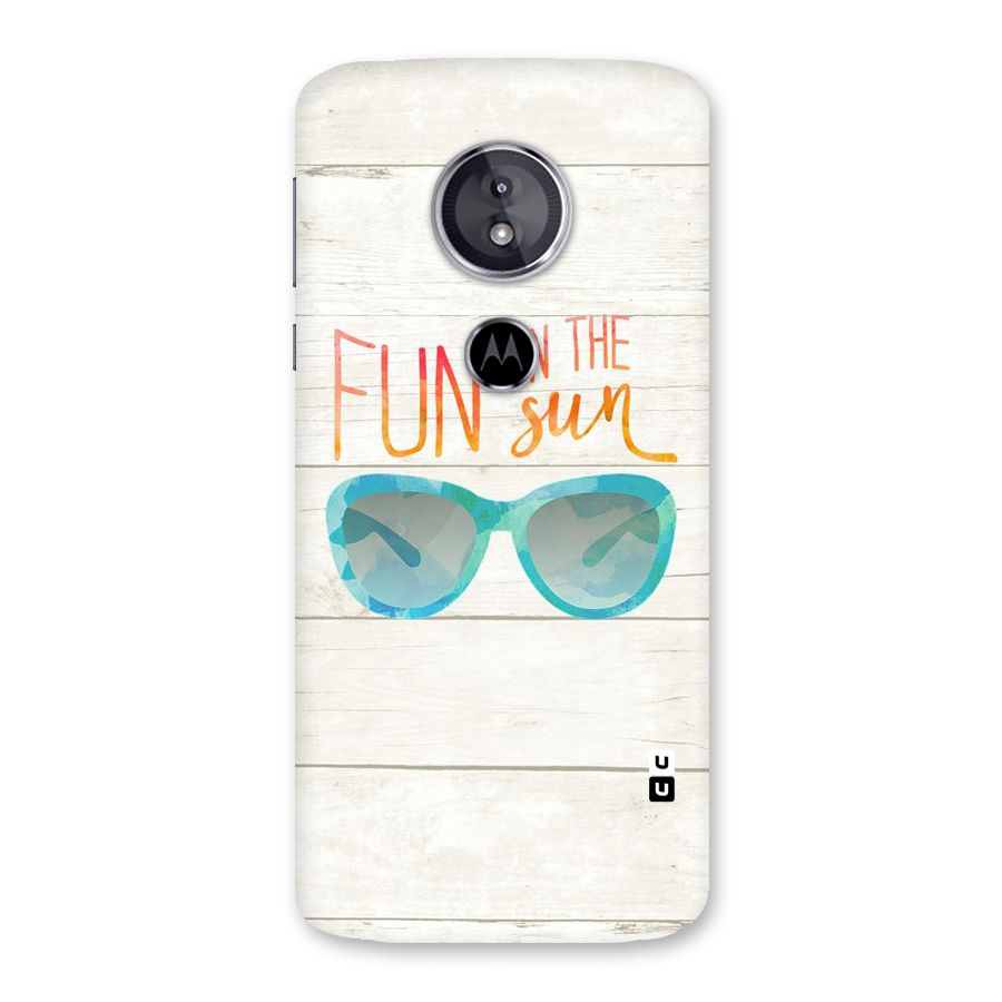 Sun Fun Back Case for Moto E5