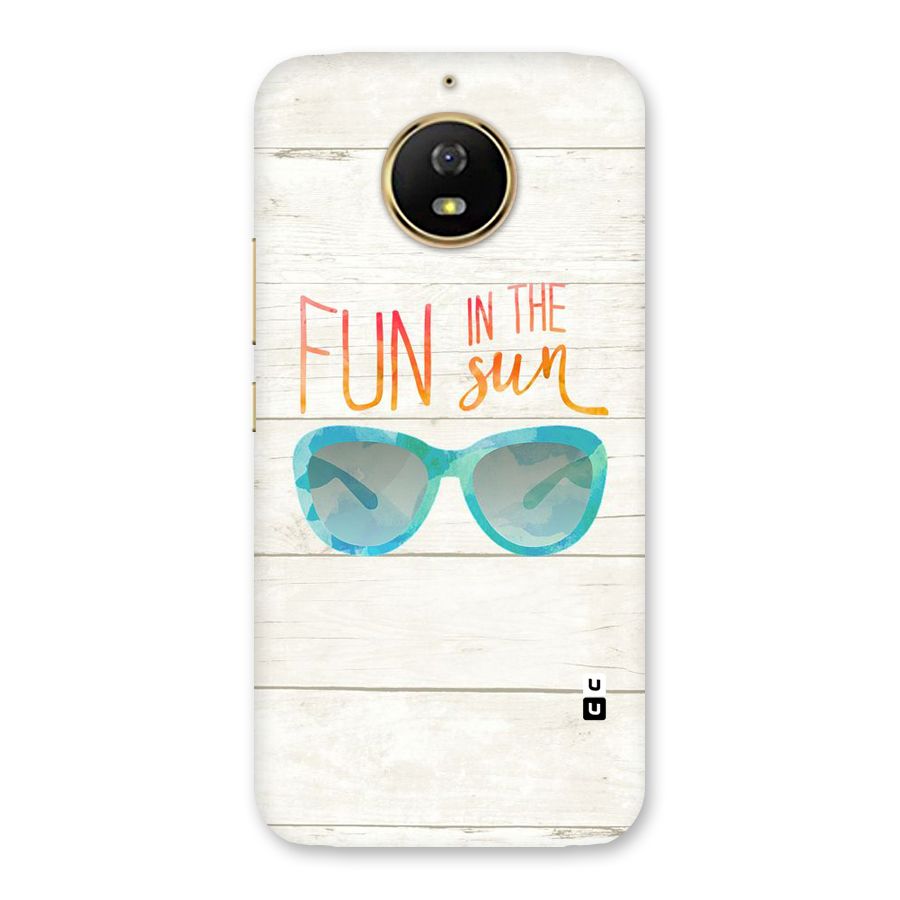 Sun Fun Back Case for Moto G5s