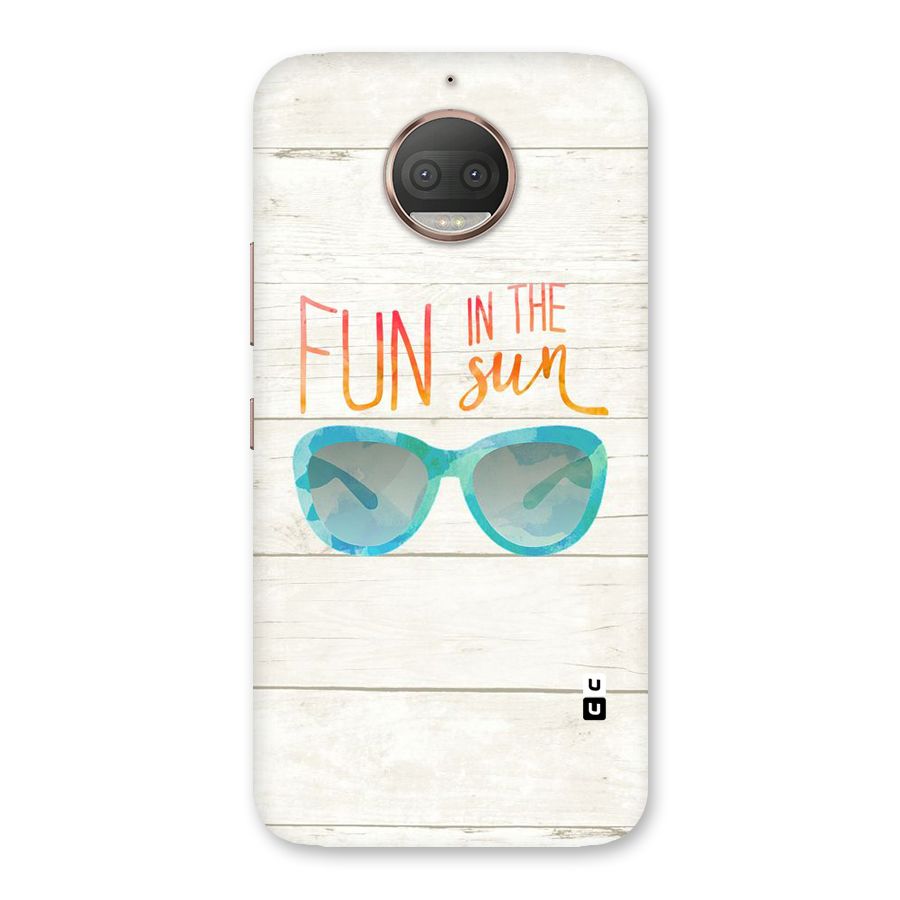 Sun Fun Back Case for Moto G5s Plus