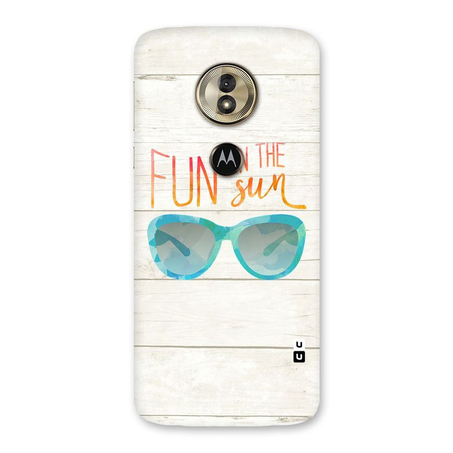 Sun Fun Back Case for Moto G6 Play