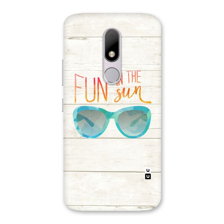 Sun Fun Back Case for Moto M