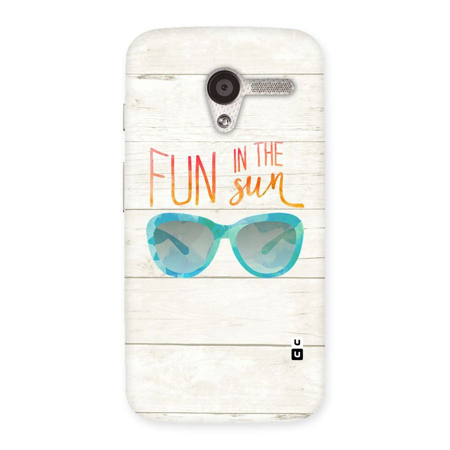 Sun Fun Back Case for Moto X