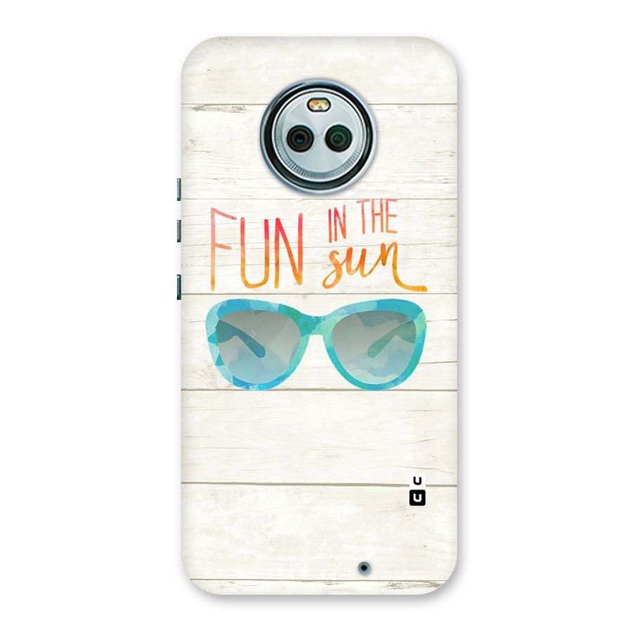 Sun Fun Back Case for Moto X4