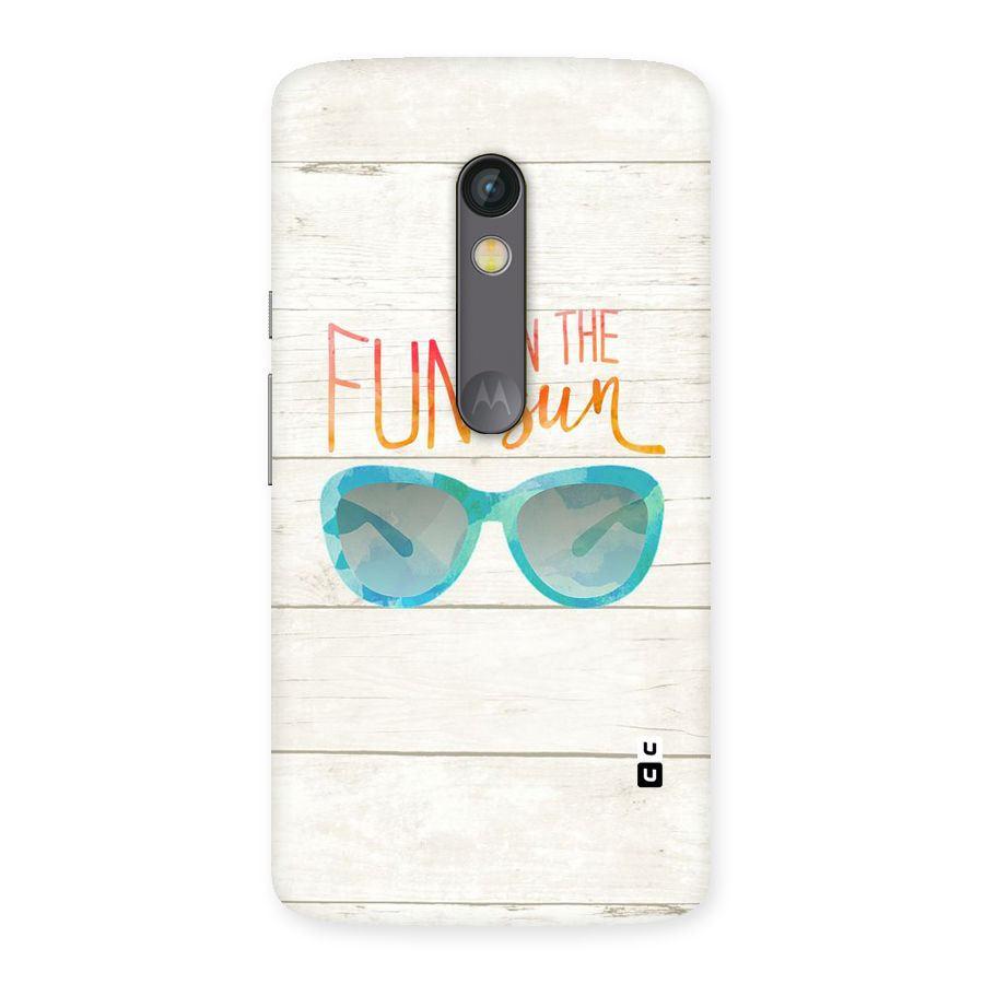 Sun Fun Back Case for Moto X Play