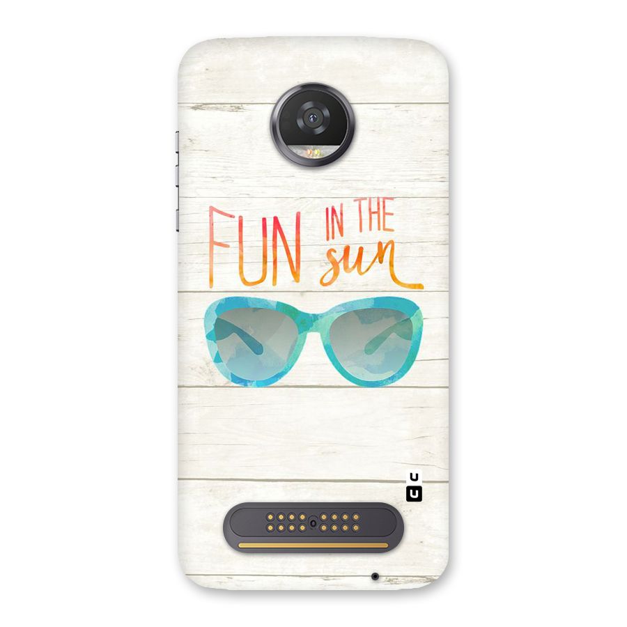Sun Fun Back Case for Moto Z2 Play